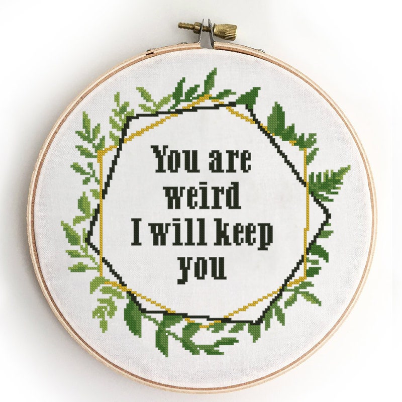 Weird Cross Stitch Patterns Etsy