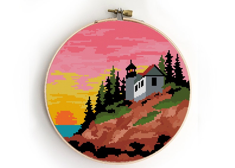 Set of 11 National Parks Counted Cross Stitch Patterns Olympic - Etsy