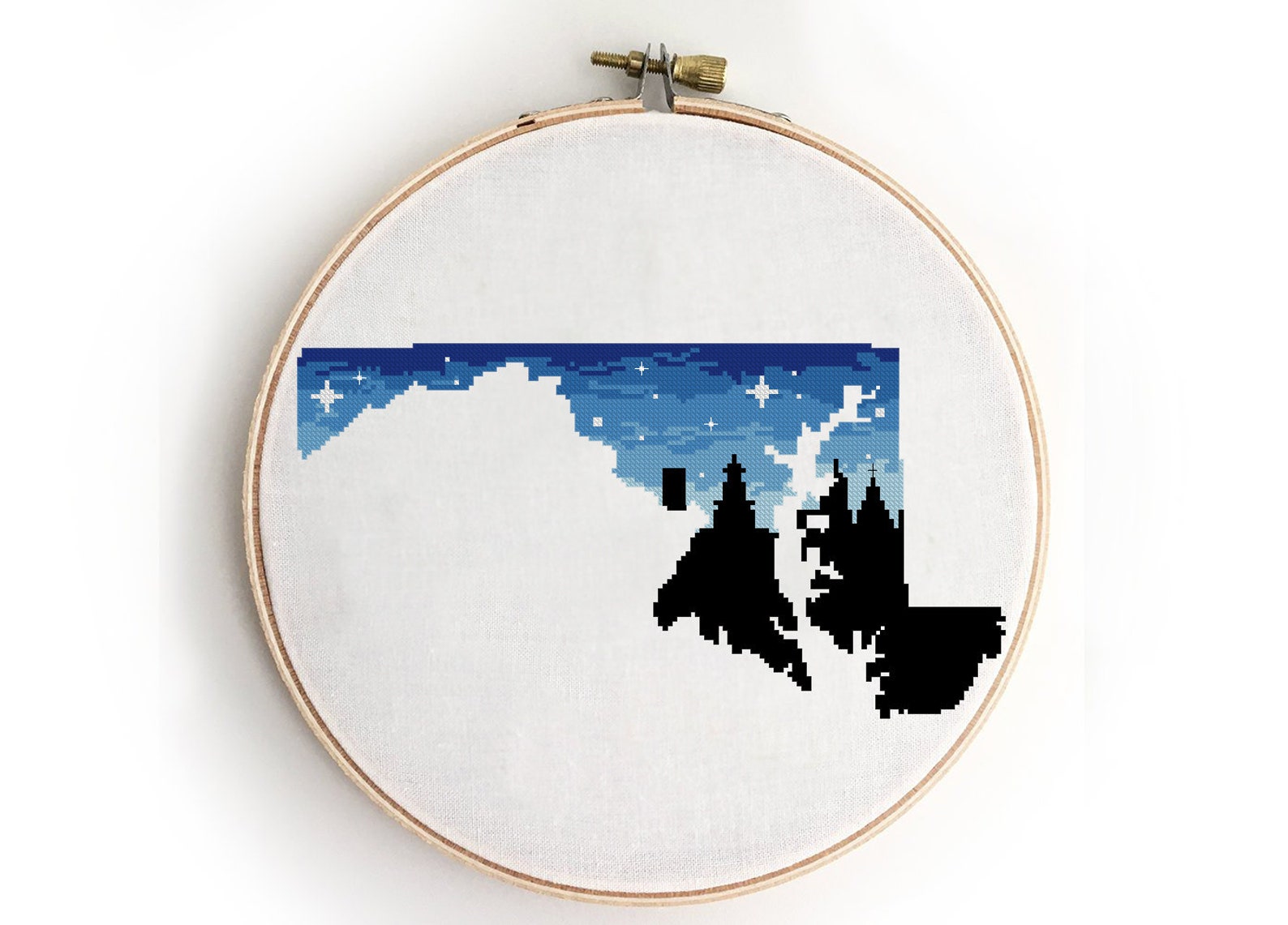 Maryland State Counted Cross Stitch Pattern Annapolis USA Etsy