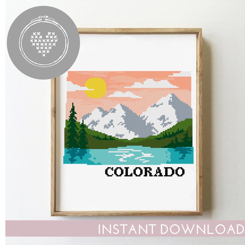 Colorado Cross Stitch - Etsy