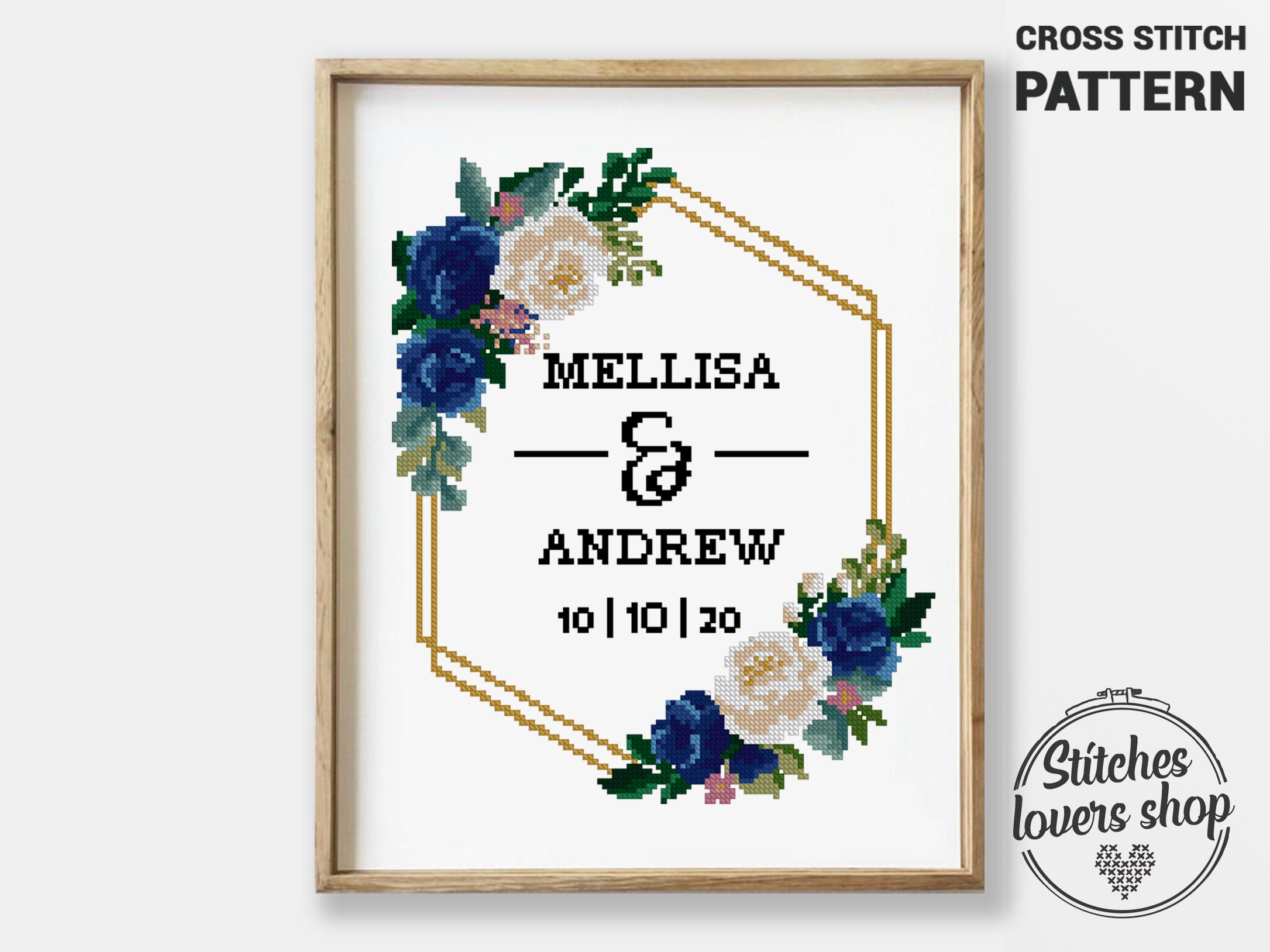 Wedding cross stitch deals