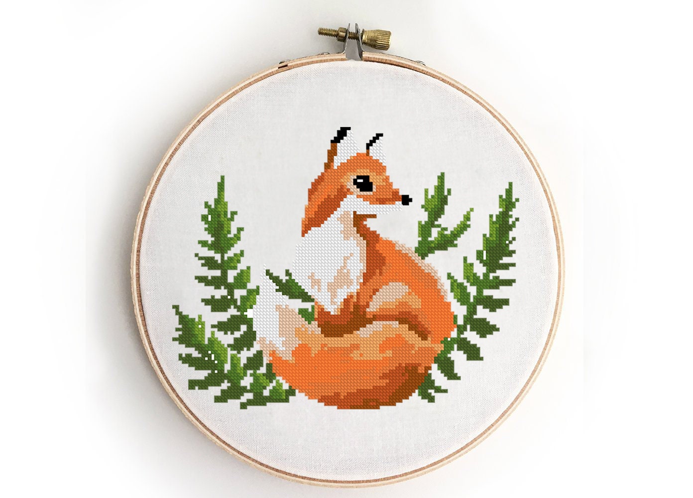 Fox Counted Cross Stitch Pattern Nursery Decor Forest Animal Etsy