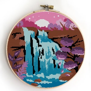 Cuyahoga Valley National Park Cross Stitch Pattern: Ohio Landscape (PDF)