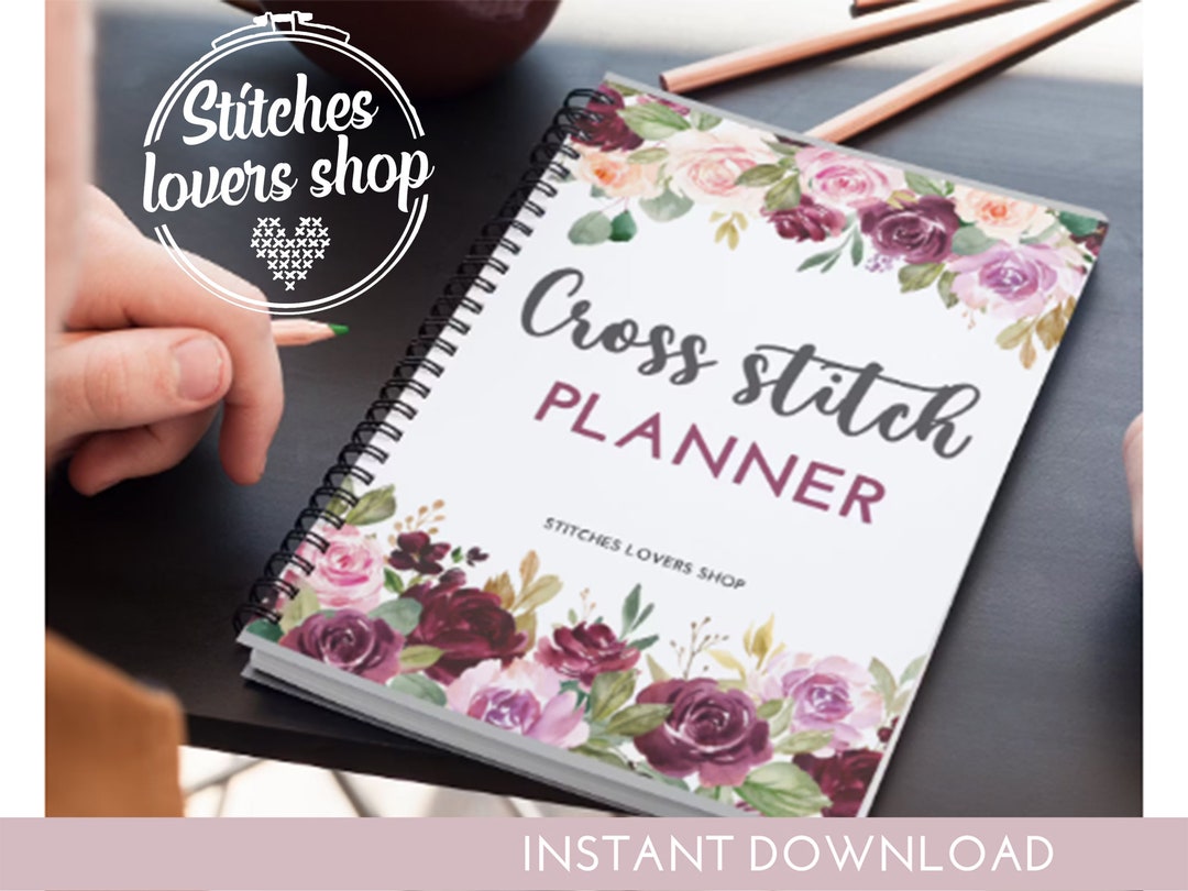 PRINTABLE Cross Stitch Planner PDF Instant Download Cross Stitch