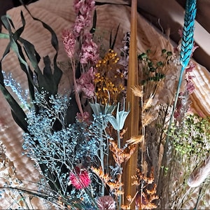 Mother&#39;s Day Flowers | Large Dried Flower Arrangement | Holiday Gift for Home | Colorful Dried Flowers |