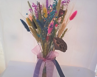 Dried Flower Bouquet | Colorful Mothers Day & Birthday Gift | Home Decor | Everlasting Present