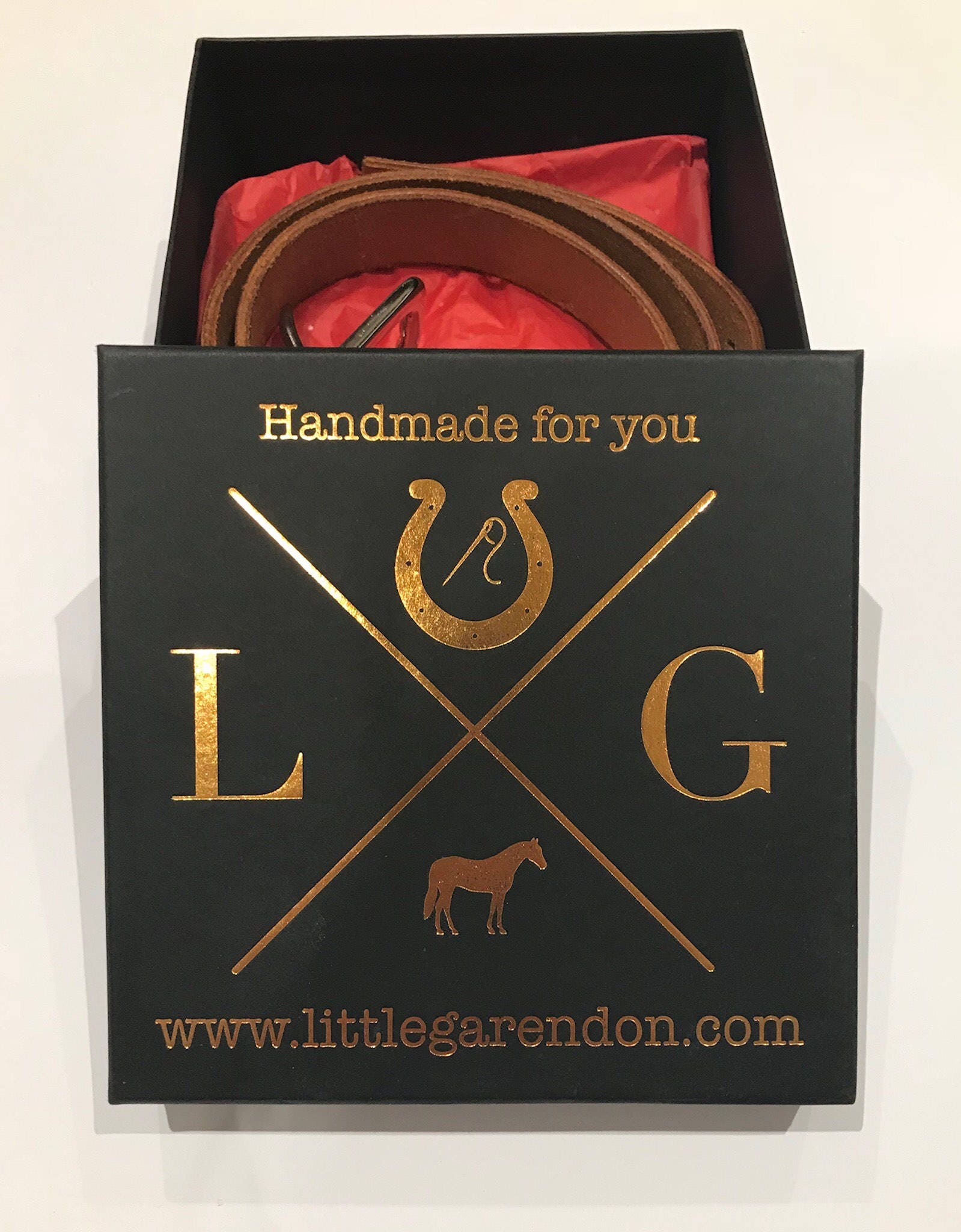 Ceinture à étrier Tory en cuir - Equestrian Sport
