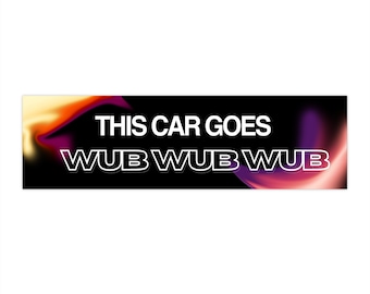EDM Theme Bumper Stickers