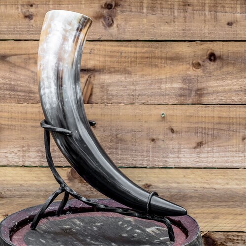 Natural Real Horn Handmade Viking Medieval LARP Drinking Horn Etsy UK
