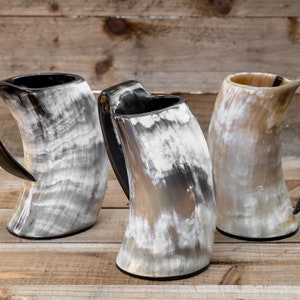 Hand Made Viking LARP Horn Tankard Regular image 2