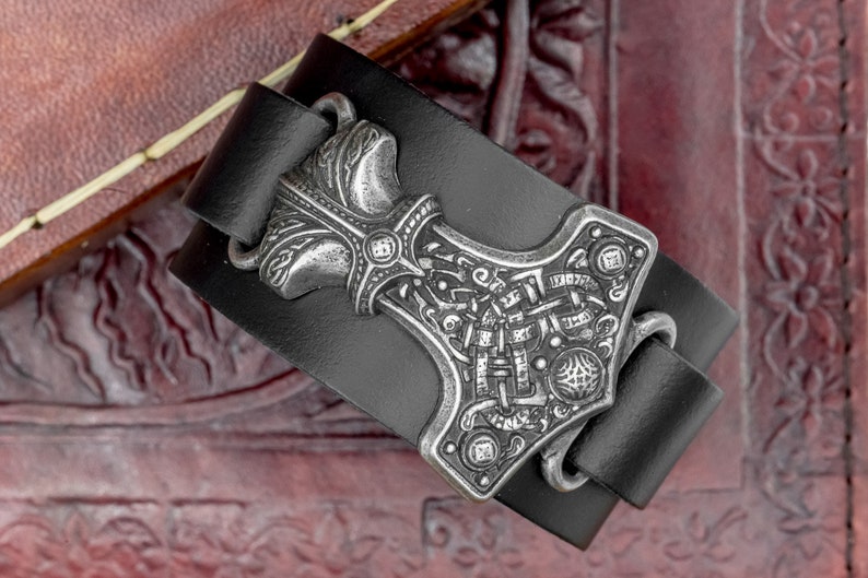 Thor's Hammer Mjolnir Belt Buckle Hand Made in UK image 1