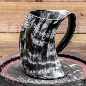 Hand Made Viking LARP Horn Tankard Regular image 3