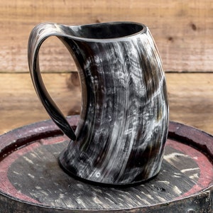 Hand Made Viking LARP Horn Tankard Large image 9