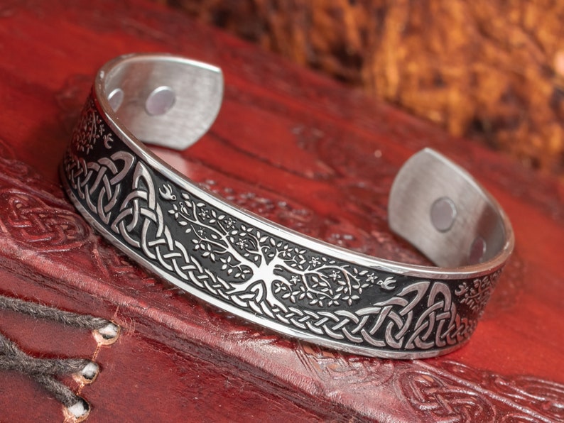 Tree of Life Yggdrasil Arm ring Bracelet Bangle image 5