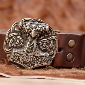 Mjolnir Thor's Hammer Belt and Buckle image 3