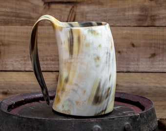 Hand Made Viking LARP Horn Tankard (XL)