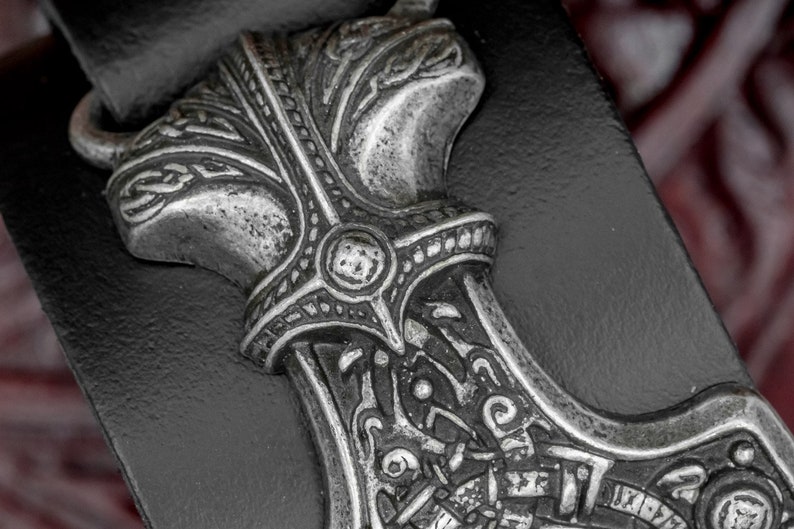 Thor's Hammer Mjolnir Belt Buckle Hand Made in UK image 3