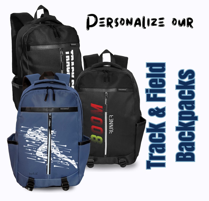 Personalize Track and Field Backpacks, Sports Backpacks, Running ...