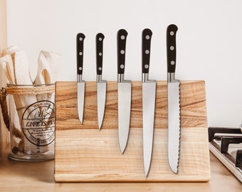 Wooden knife holder,Wooden knife stand,Wooden knife block,Wooden knife magnet,Wood magnet knife holder,Magnetic knife block