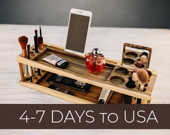 Acrylic Makeup Palette Holder Organizer Etsy