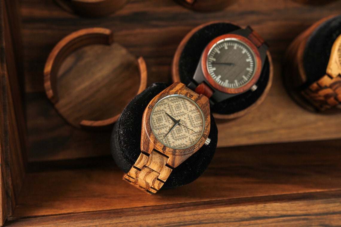 Watch Box Valet Watch Box for Men Wood Watch Box Engraved Etsy Canada