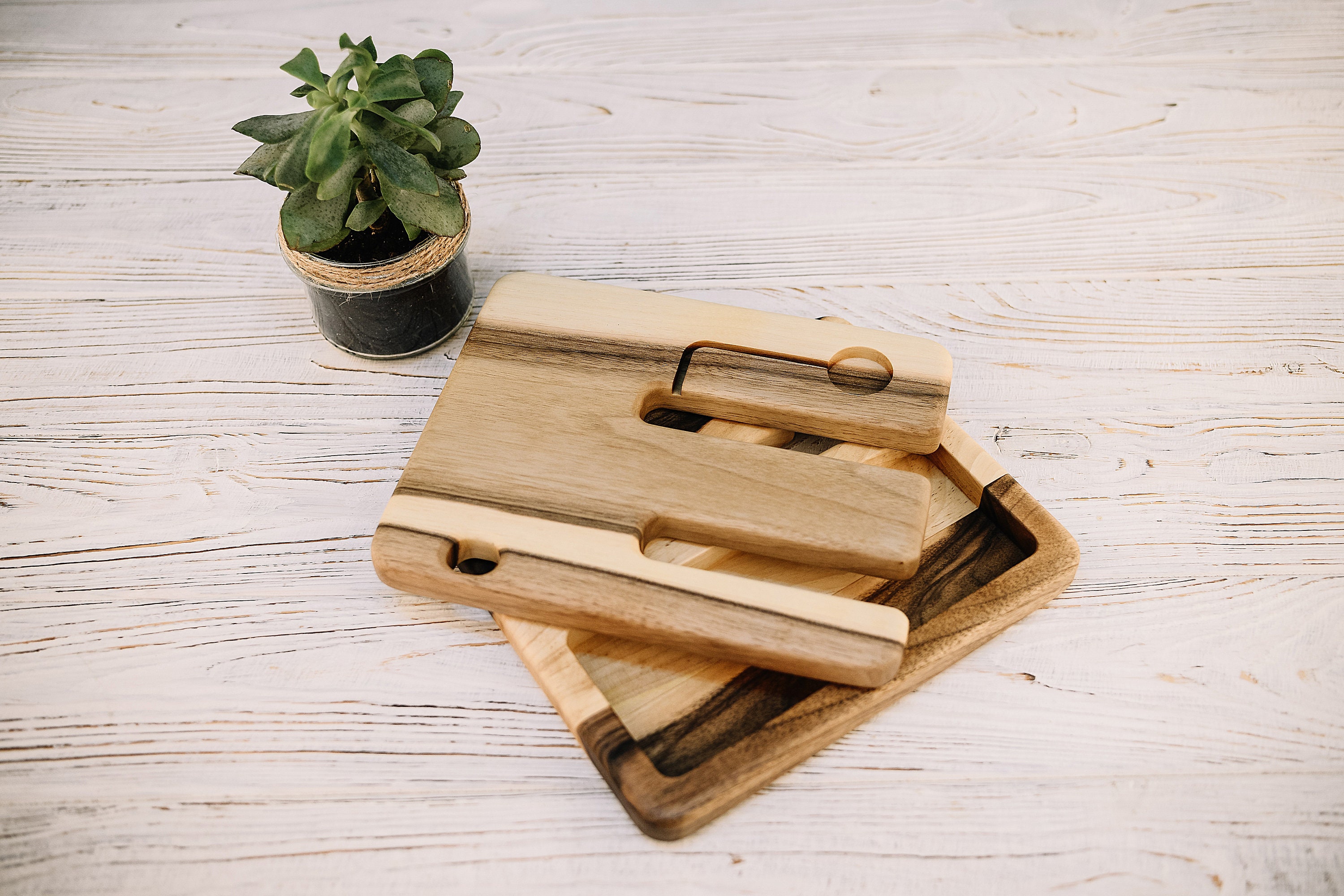 nightstand-organizer-for-men-phone-stand-wood-office-desk-etsy