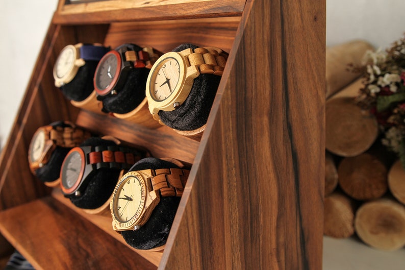 Watch Box Valet Watch Box for Men Wood Watch Box Engraved Etsy