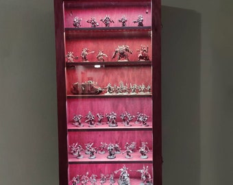 デラックスアクリル製アクションフィギュアディスプレイボックス（8個