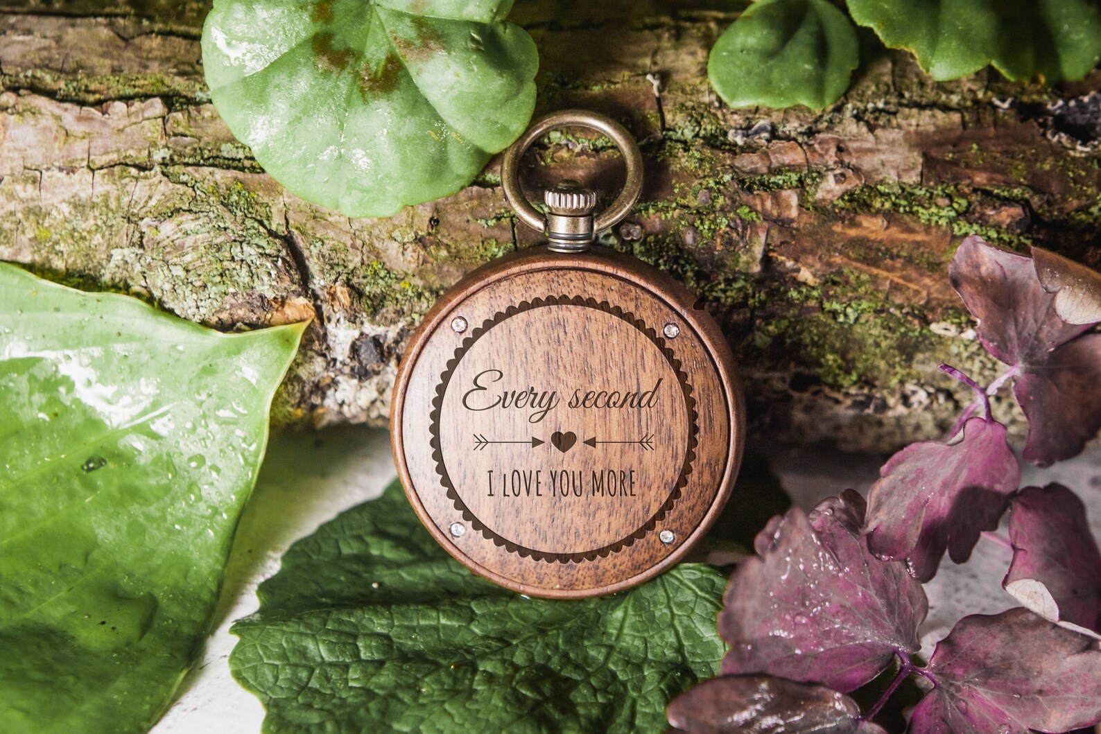 Pocket Watches for Menwooden Pocket Watchengraved Pocket Etsy