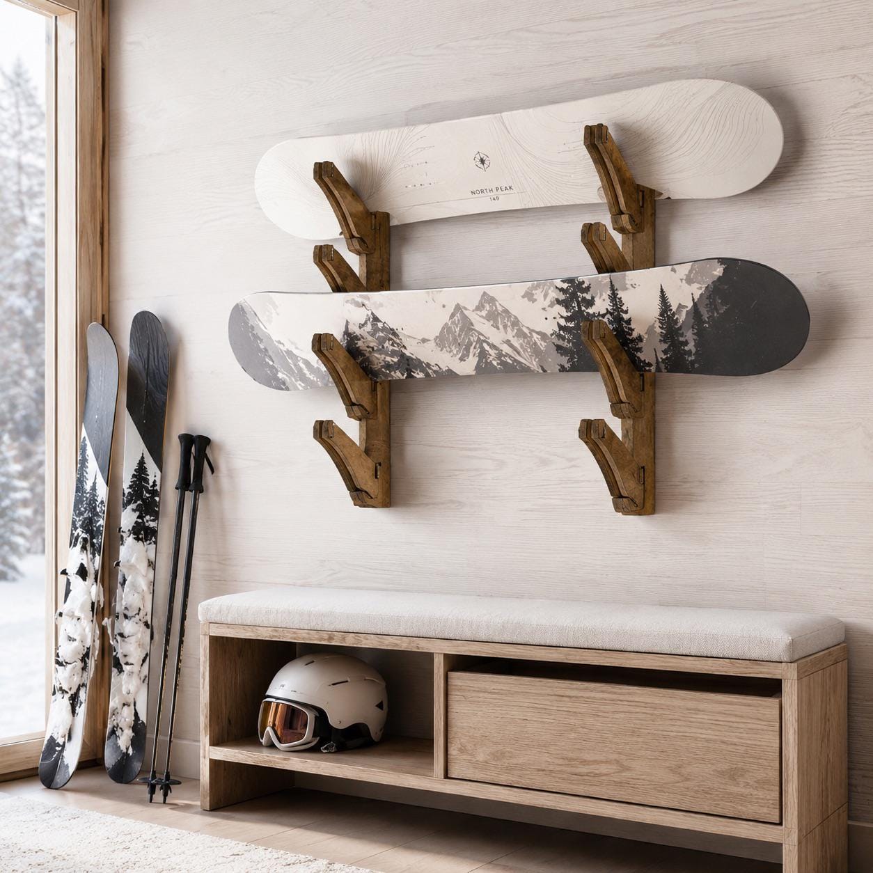 Snowboard rack - Etsy 日本