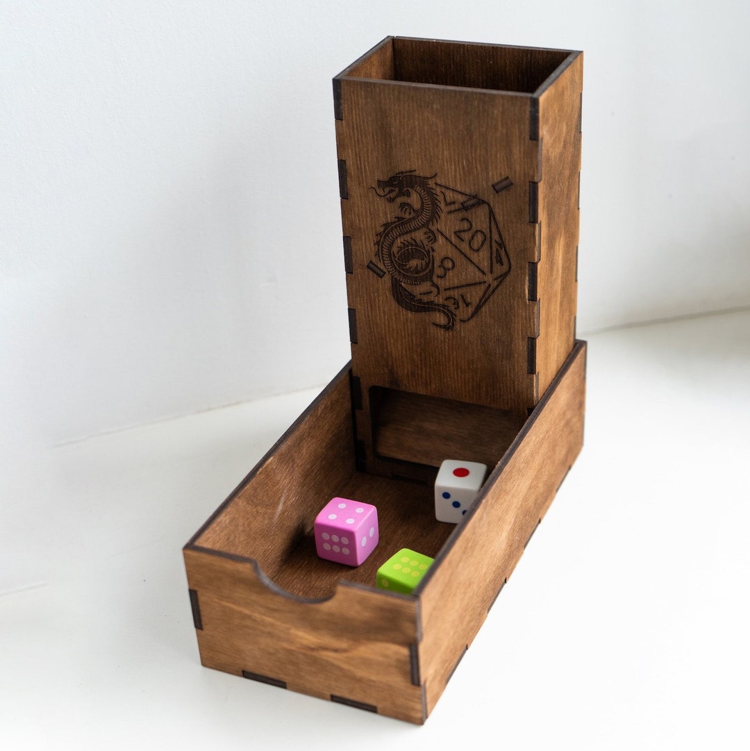 AKO DICE - Foldable Dice Tower And Dice Tray - Portable And
