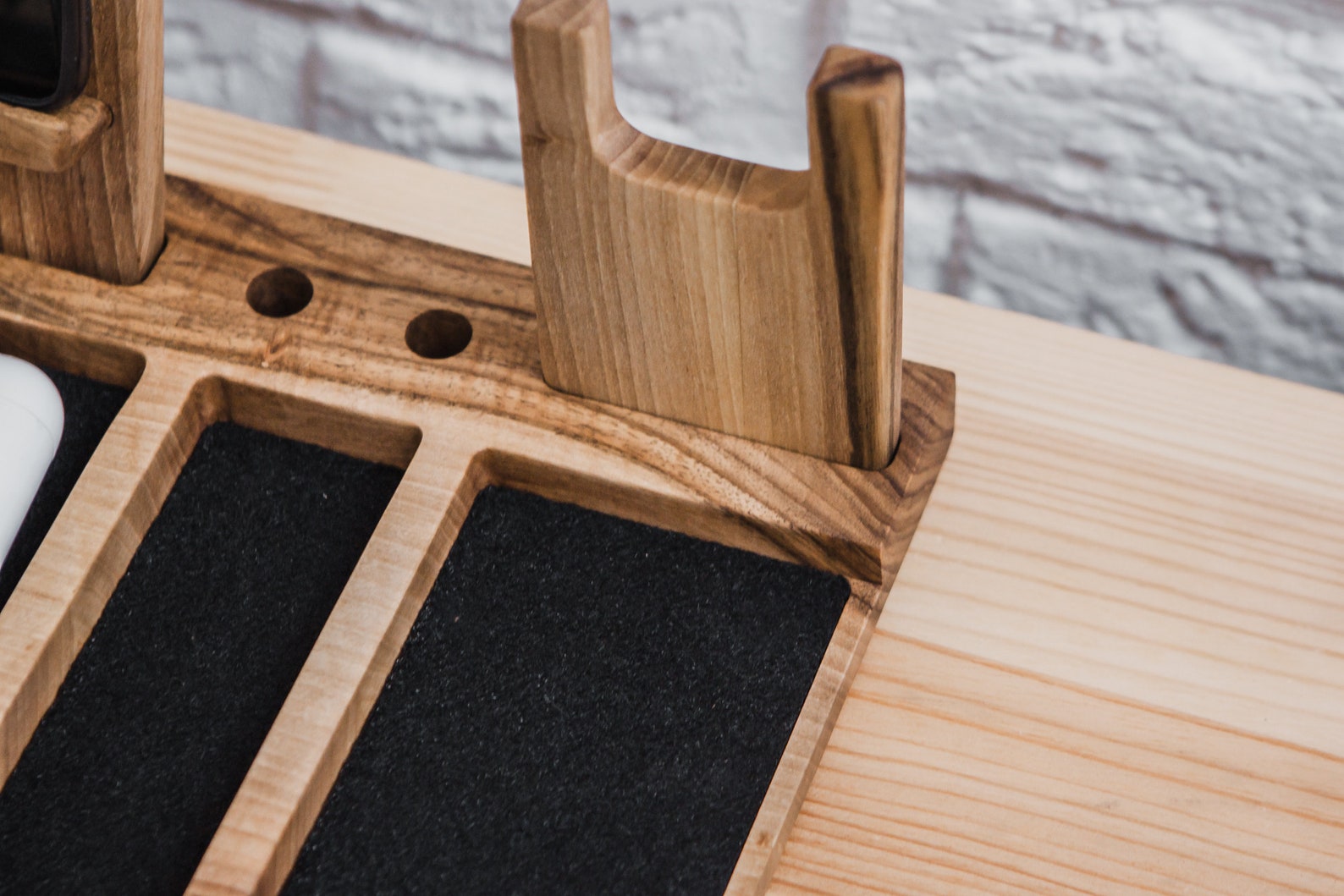 Docking Station With Gun Holder Wood Docking Station With Etsy