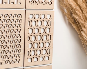 Wood vent cover, Custom vent cover, Ventilation panels, Ventilation cover, Air return cover, Air vent cover, Wall vent cover laser cut