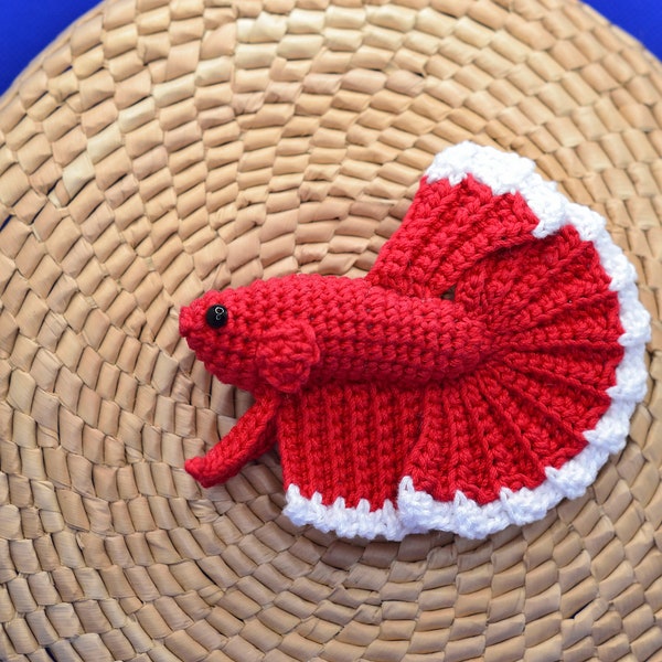 Betta-Fisch-Amigurumi-Häkelanleitung