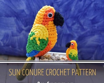 Sun Conure Crochet pattern