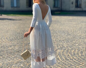 midi formal dresses for weddings