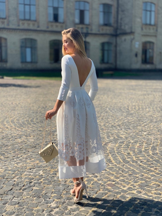 midi dresses suitable for a wedding