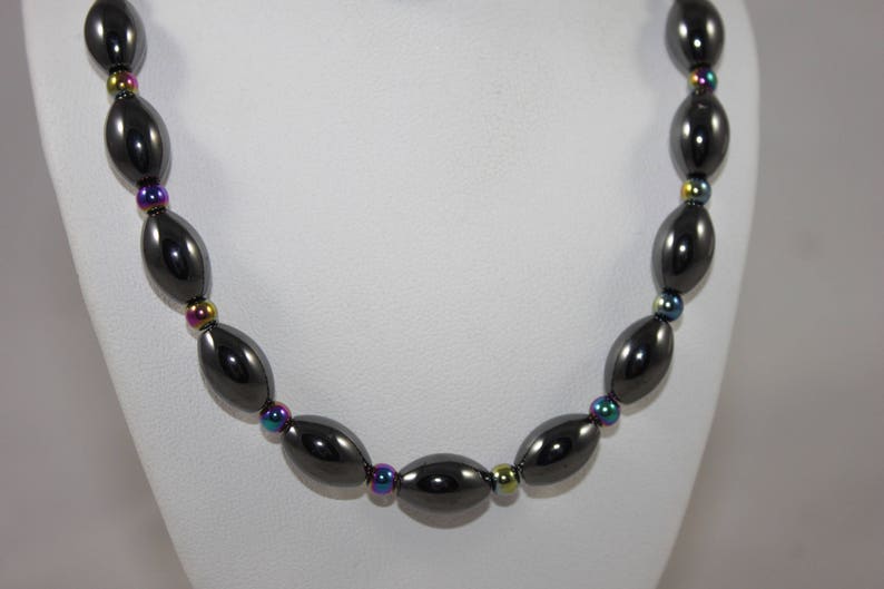 Magnetite Therapeutic Magnetic Necklace Magnetite NOT Hematite Handmade