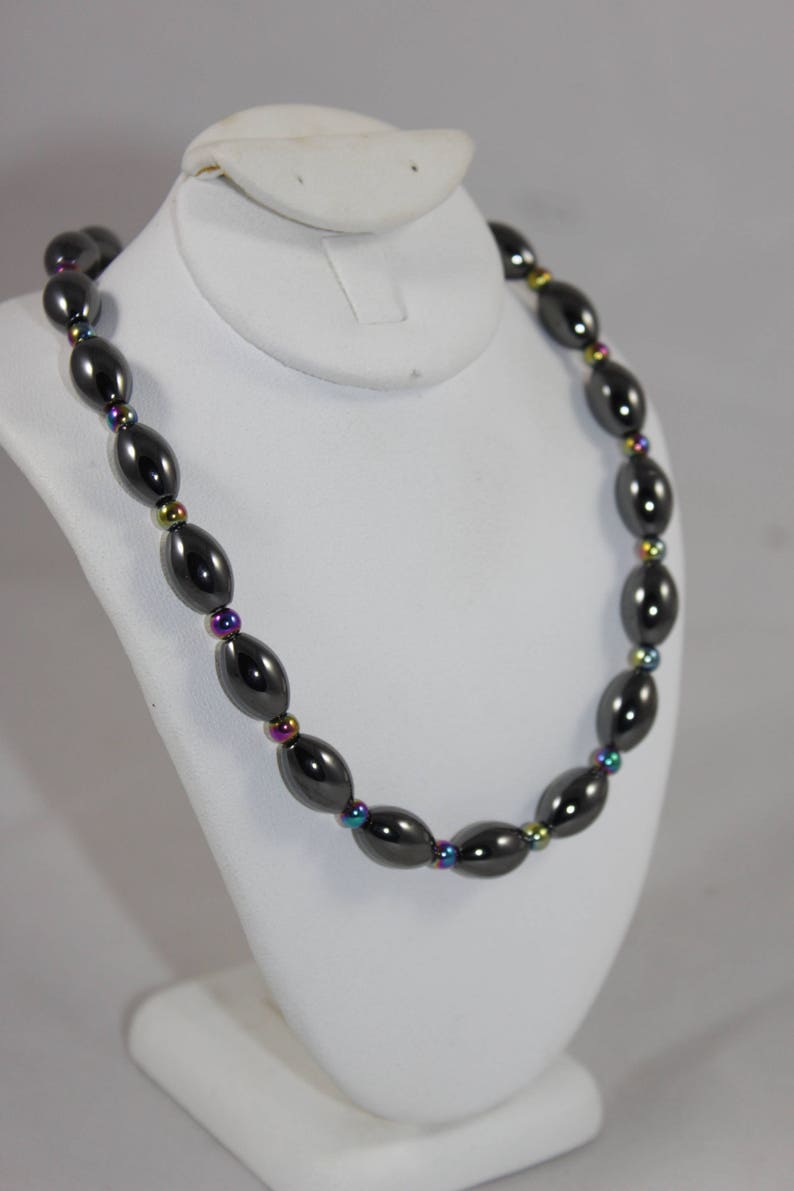 Magnetite Therapeutic Magnetic Necklace Magnetite NOT Hematite Handmade