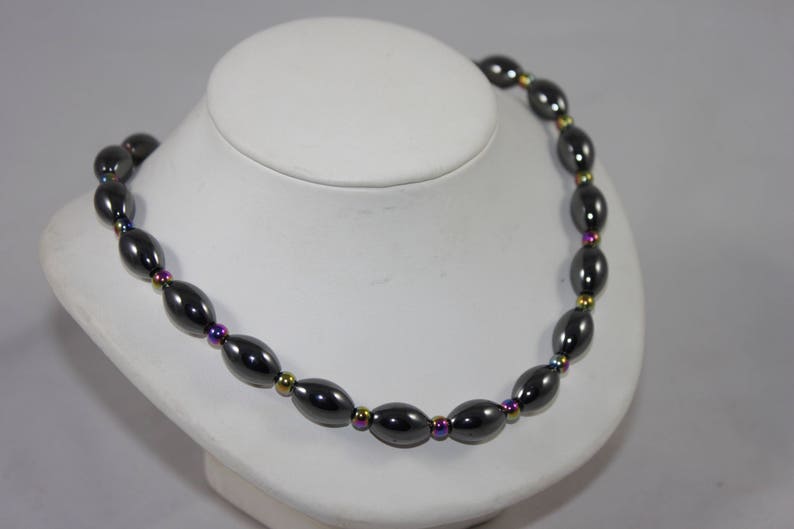 Magnetite Therapeutic Magnetic Necklace Magnetite NOT Hematite Handmade