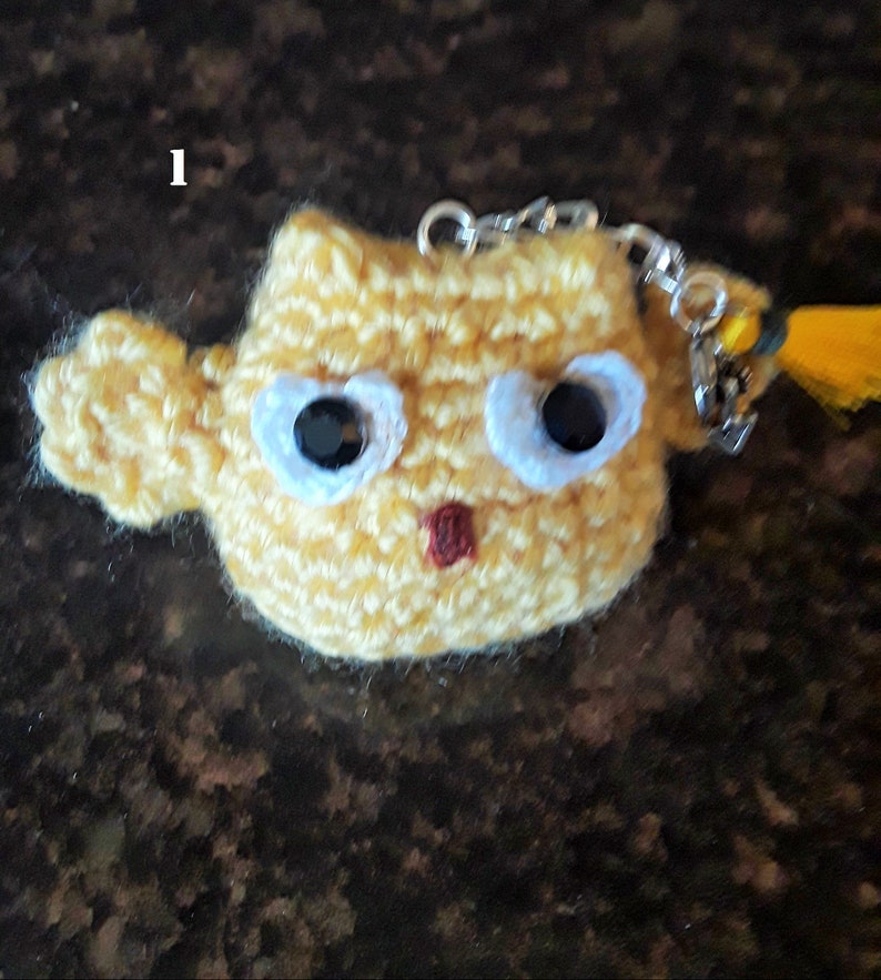 Hang them almost anywhere Many color choices Backpack Clips Yellow Birdie Owl /& Brown Bear Keyring Bling Zipper and Purse Charms