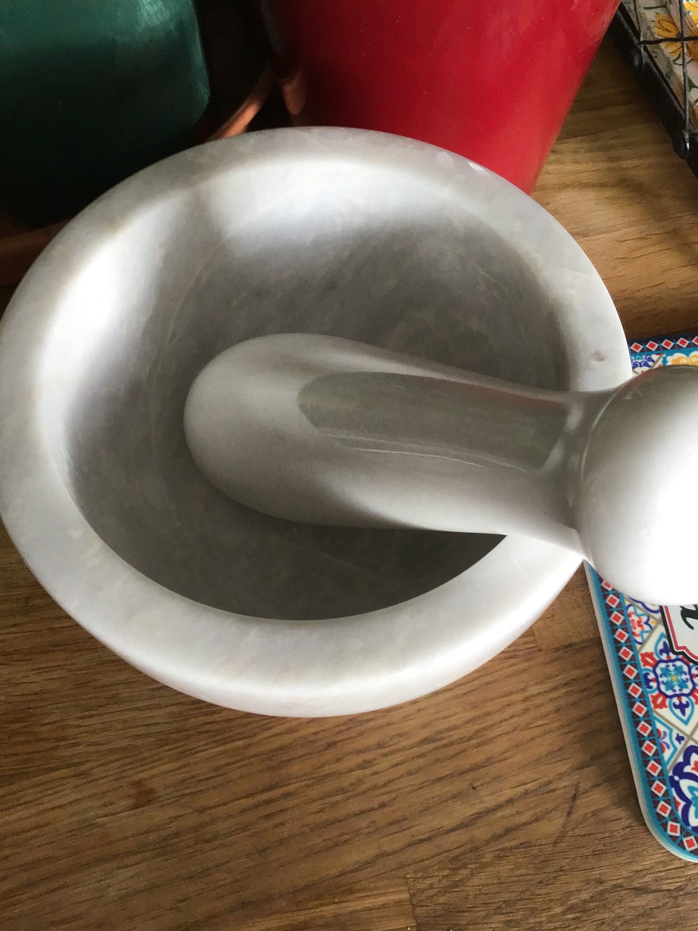 Large Marble Mortar and Pestle. See the Description for Full Etsy