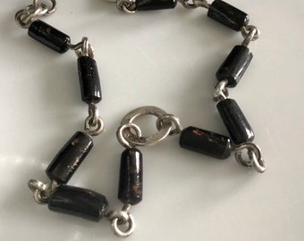 Unisex handcrafted black coral bracelets