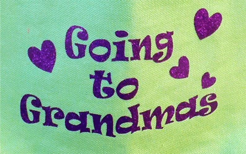 Going to Grandmas Girls Totebag