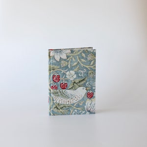 Diario a righe A5/A6 con copertina rigida in cotone Liberty