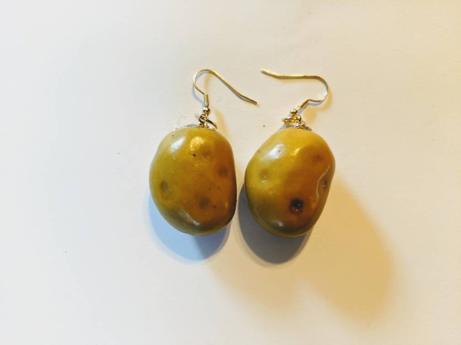 Potato Earrings Large Lightweight Vegetables Farm Etsy