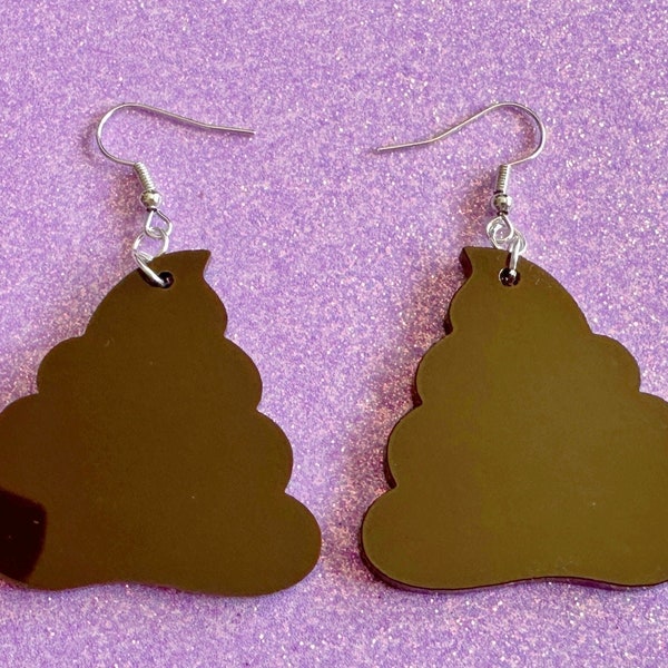 Poop Earrings - Etsy