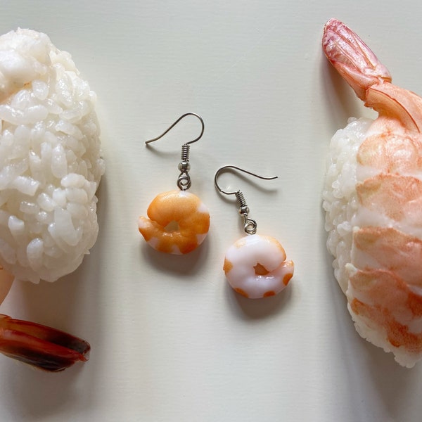 Shrimp Earrings Etsy
