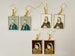 CLEARANCE: Famous Painting Earrings - Mona Lisa, Girl with the Pearl Earring, Van Gogh, Art, Girl with Pearl Earring, Gifts for Her/Him/Them 