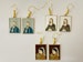 CLEARANCE: Famous Painting Earrings - Mona Lisa, Girl with the Pearl Earring, Van Gogh, Art, Girl with Pearl Earring, Gifts for Her/Him/Them 